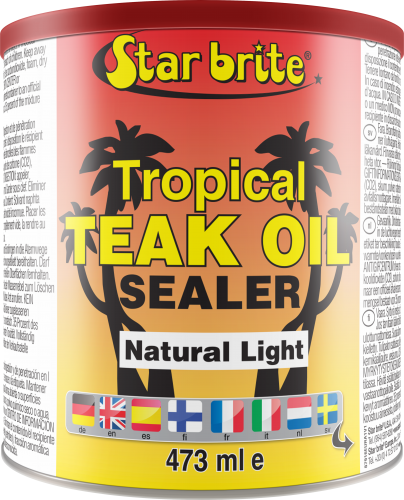 Star brite Tropical Teak Oil/Sealer Natur.Light Teak tropik.öljy 500ml