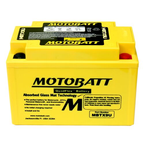 Motobatt akku, MBTX9U