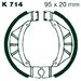 AIR Bromsbackar K 714 95x20mm parvis