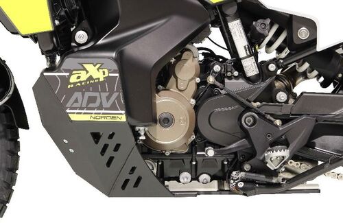 AXP Hard Adventure Skid Plate HDPE 8mm Black Husqvarna NORDEN 901 22