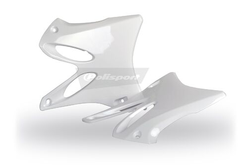 Polisport Radiator Scoops Yamaha YZ125/250(02-14) White (8)