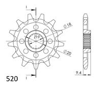 Supersprox / JT Front sprocket 1324.13