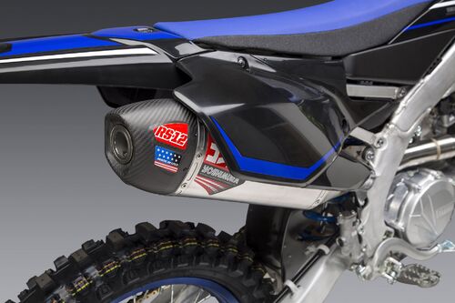 Yoshimura YZ450F 20-21 RS-12 Stainless Full Exhaust, w/ Aluminum Muffler
