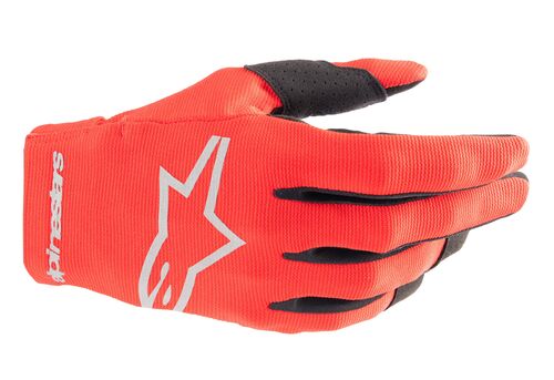 Alpinestars Gloves Radar Mars Red Silver 