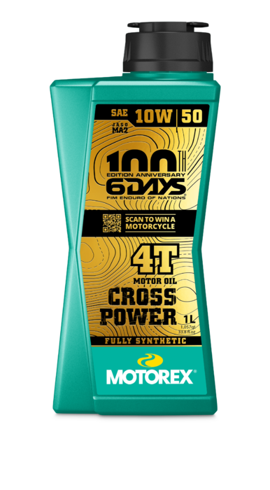 Motorex Cross Power 4T 10W/50 LTD 6DAYS 1L (10)
