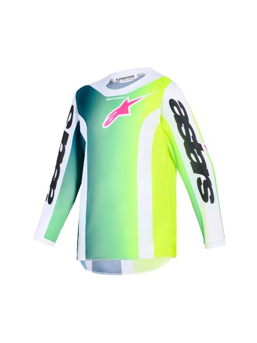 Alpinestars Paita Youth Fluid Portl Vihreä/Valkoinen/Musta
