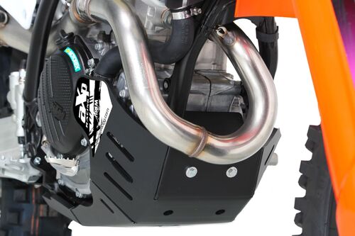 AXP Xtrem HDPE Skid Plate Black KTM 250EXCF-350EXCF-350XWF 24