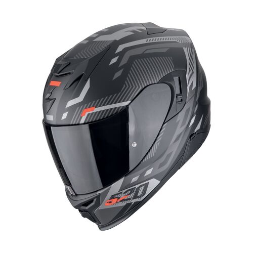 SCORPION Helmet EXO-520 EVO AIR EXO-520 EVO AIR RANKA Matt Black-Silver-Red