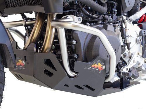 AXP Adventure Skid Plate HDPE 8mm Black BMW F900GS (BMW crash bars) 24-25