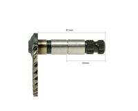 Käynnistyspolkimen aksila, 61mm/35mm, 139QMA/B