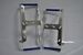 AXP Radiator Braces Blue Spacers Yamaha YZ125 02-18