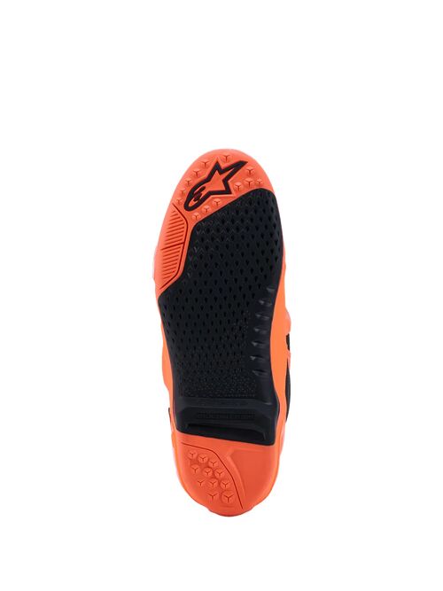 Alpinestars Ajosaapas Vented Tech 10 Fluo Oranssi/Valkoinen