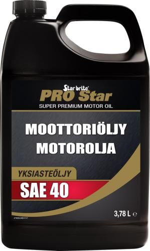 Star brite Moottoriöljy SAE40 diesel-ja bens.moottoreihin 3,78L