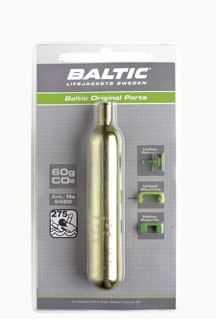 Baltic CO2 patruuna 60g + varmistinnastat