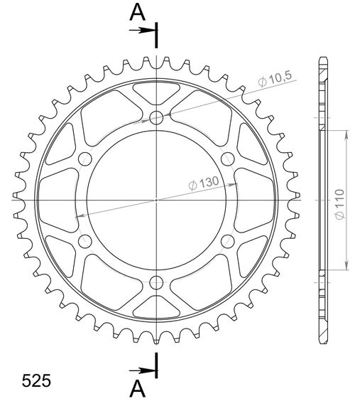 Supersprox / JT Rear sprocket 480/1876.43