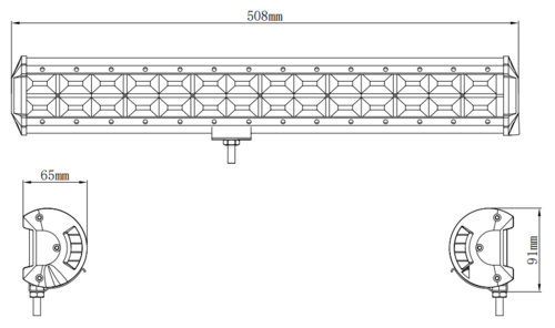Kinwons Led Kaukovalopaneeli 10-30V 336W Flood