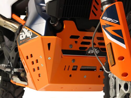 AXP Adventure TOURING Skid Plate HDPE 8mm Orange  KTM790/890 Adventure/R/Rally 1
