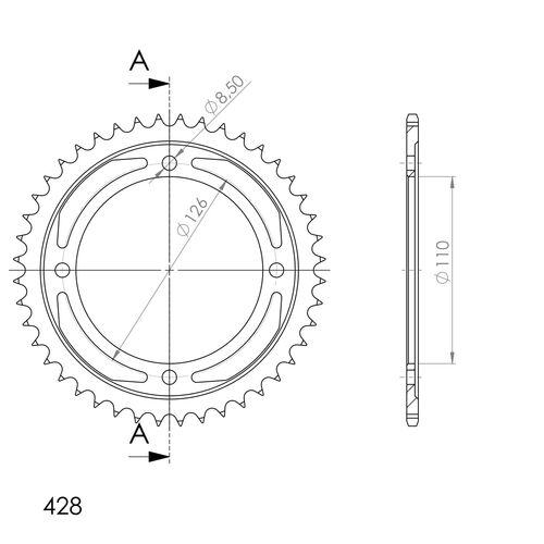 Supersprox / JT Rear sprocket 1466.46
