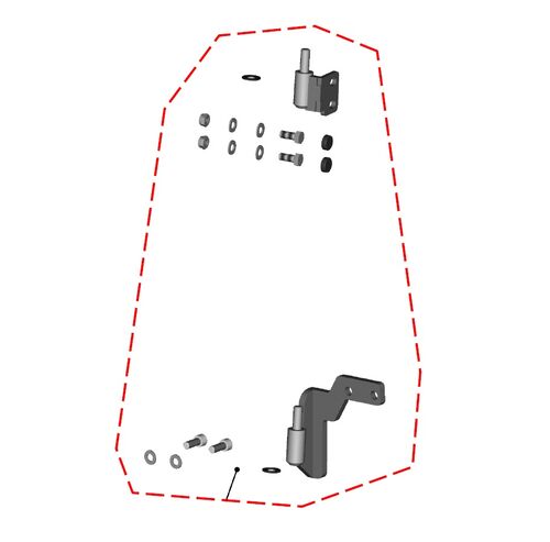 DFK Oven Saranasarja Oikea Polaris Ranger 570 Midsize 2022->