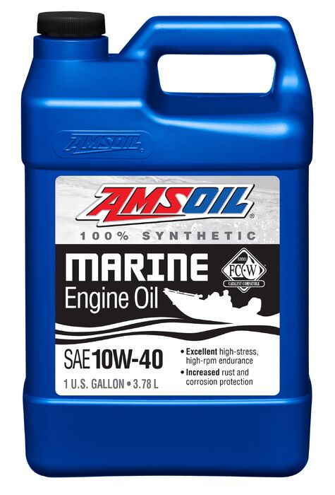Amsoil 10W-40 Formula 4-Stroke® Marine Synthetic Oil 3,78L