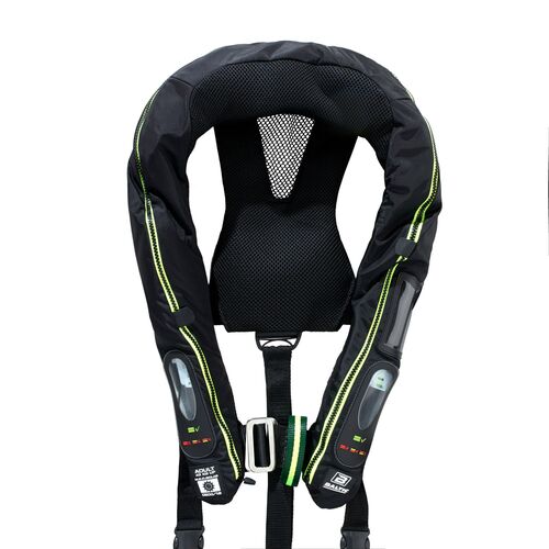 Baltic Legend 165 M.E.D./SOLAS auto ilmatäytteinen pelastusliivi musta 43+kg