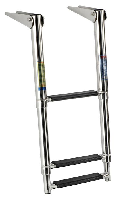 Osculati Telescopic standard ladder AISI316 3 steps