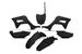UFO Plastic kit 5 -parts Musta 001 CRF110F 2019-