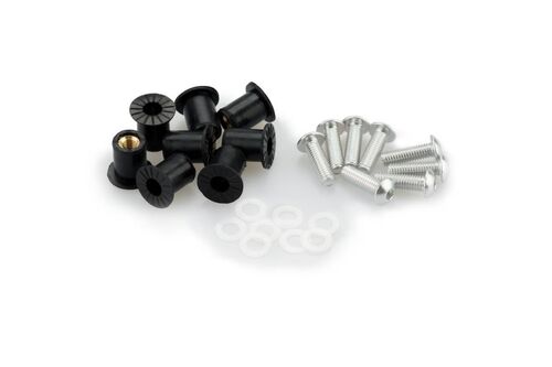 Puig Screw Kit C/Silver