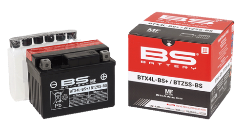 BS Battery  BTX4L-BS+ MF (cp) Maintenance Free