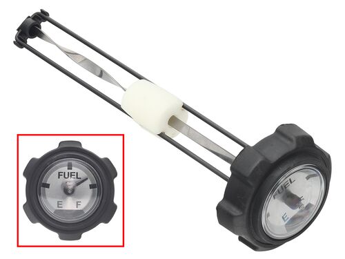Sno-X Fuel tank cap with gauge 240mm Lynx/Ockelbo/Polaris
