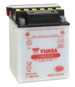 Yuasa akku, YB14A-A2 (cp)