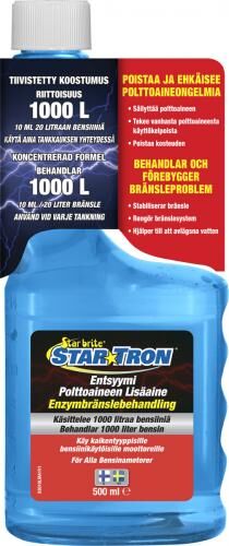 StarTron Bensiinin lisäaine 500ml riitoisuus 1000 L