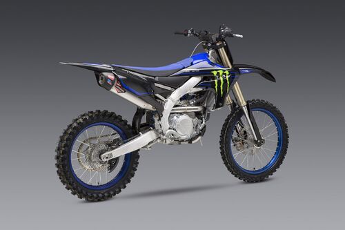 Yoshimura YZ450F 20-21 RS-12 Stainless Full Exhaust, w/ Aluminum Muffler