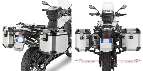 Givi putkisivutelineet Trekker Outback BMW F650GS/F700GS/F800GS (08-13)