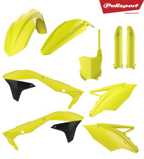 Polisport plastic kit KX450F 16-18 Flo yellow (1)