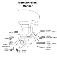Perf metals anodi, Trim Tab Mercury
