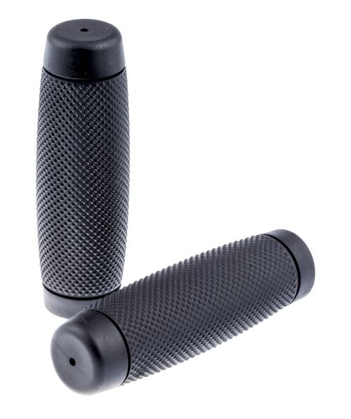 Handgrips Diamond cut Black for Ø 22 mm (7/8")
