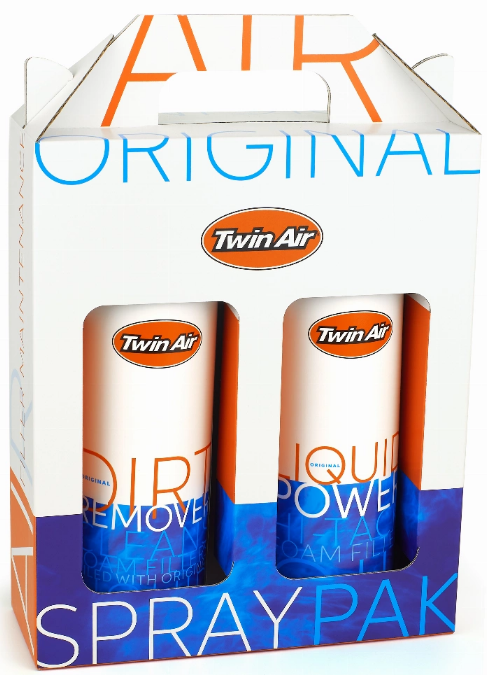 Twin Air Liquid Power Spray + Liquid Dirt Remover Spray Pak (2x500ml) (IMO)