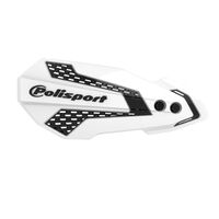 Polisport MX Flow Käsisuojat KX450F (19>)/KX250F(20>) VALKOINEN/MUSTA