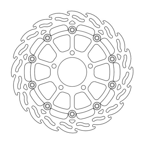 Moto-Master Flame front disc right Suzuki: GSX 600-750, SV 650