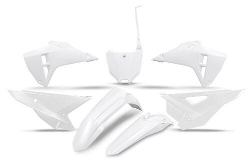 UFO Plastic kit 5-parts White CRF250R 25-. CRF450R 25-..