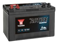Yuasa M27-90S Active Marine Start Battery 12V 90Ah 720A Huom.Rullakkorahti