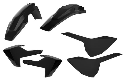 Polisport plastic kit TE/FE 17-18 Black