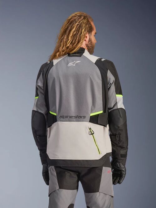 Alpinestars Ajotakki Andes v4 Drystar Ice Harmaa/Fluo Keltainen