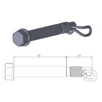 Moto-Master brake pad pin