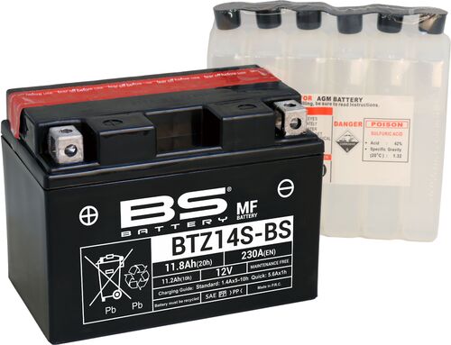 BS Battery  BTZ14S-BS MF (cp) Maintenance Free