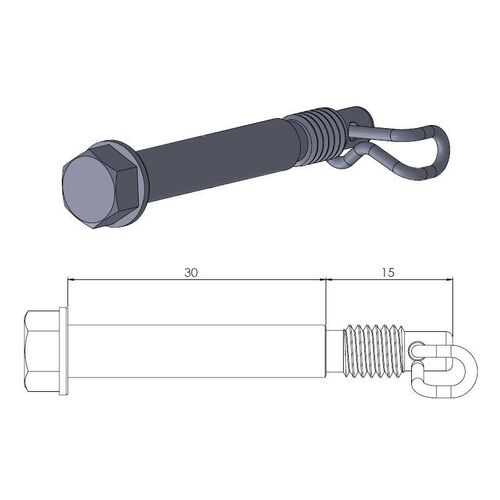 Moto-Master brake pad pin