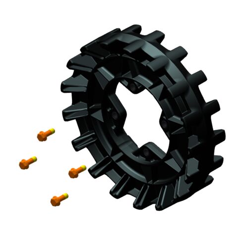 Camso Sprockets 17 teeth 4S, bolt 3/8-16 x 1 1/4