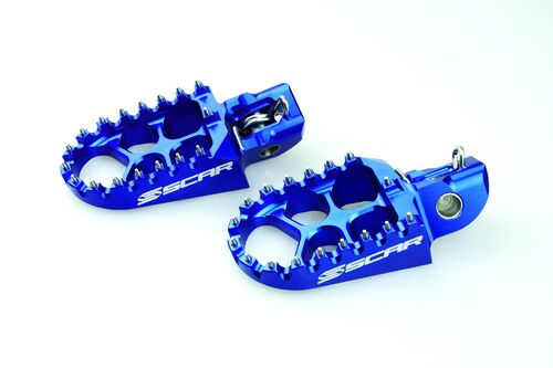Scar Evolution Footpegs - Ktm/Husq. Blue color