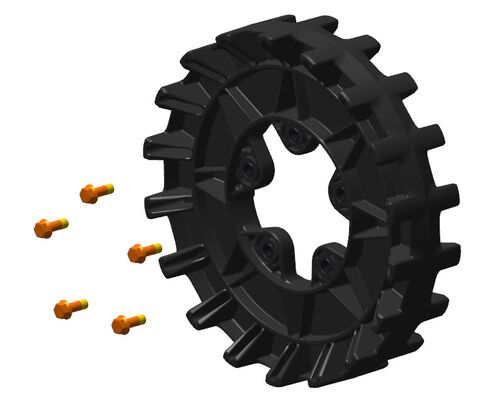 Camso Sprockets 18 teeth 4S, 5 bolt 3/8-16 x 1 1/4